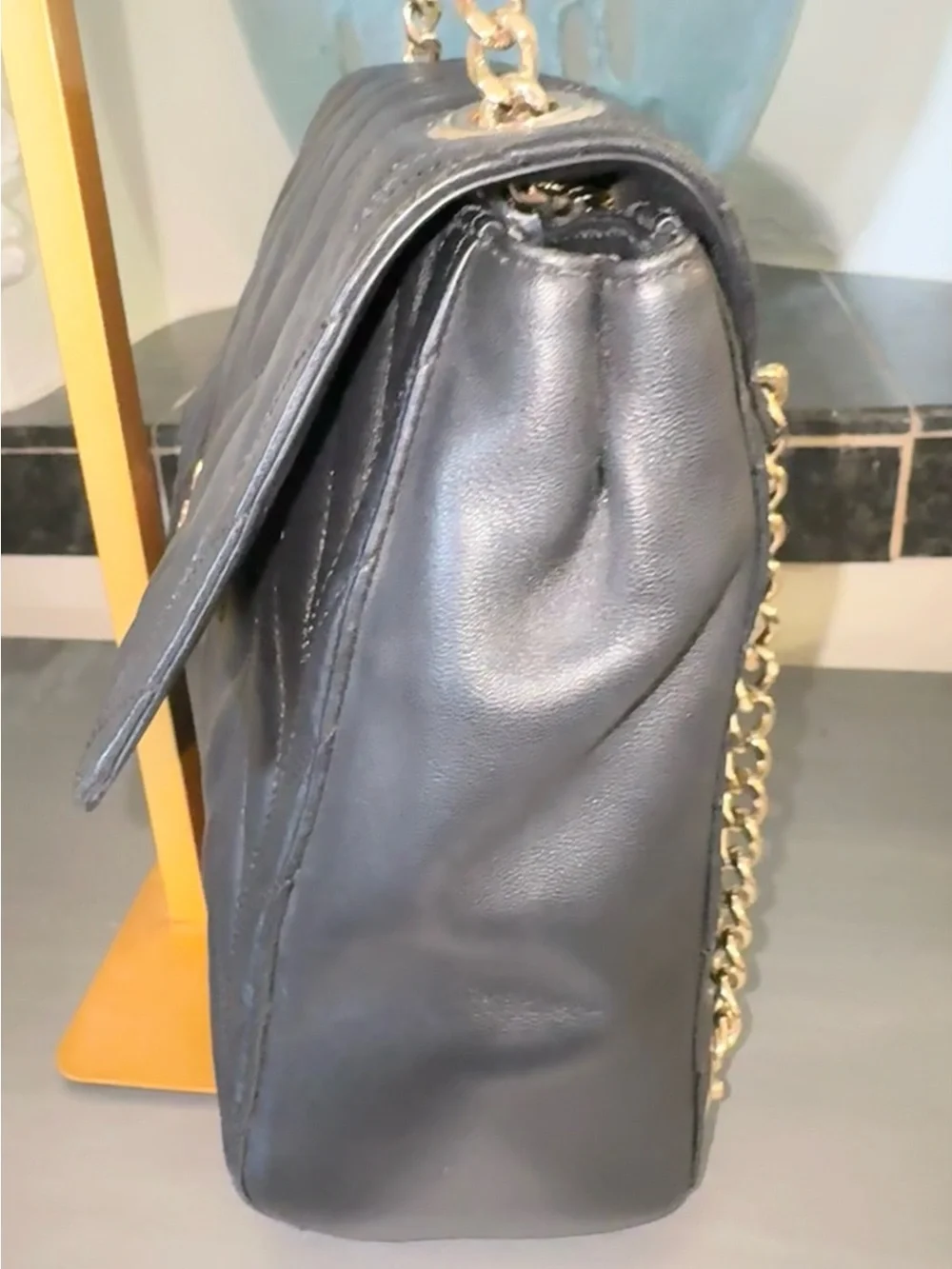 Kate Spade Black Quilted Leather Brayden Briar Lane Backpack/Crossbody Bag - EUC